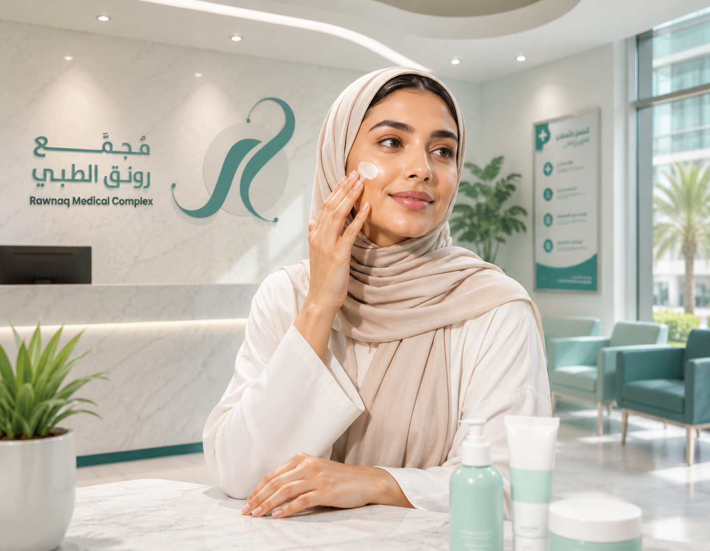 العناية بالبشرة والترطيب والحماية من الشمس في صيف المنطقة الشرقية